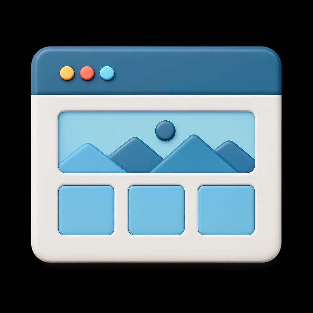 Optimized landing page preview showing mobile-first design